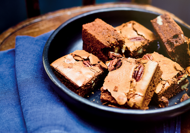 Tupperware Brownie med pekannötter 