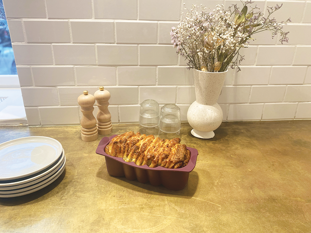 Tupperware Brytbröd med vitlök och ost Pull apart bread